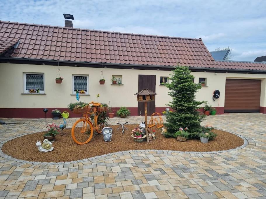 Ferienwohnung *Zur Weinbergstrasse* Lauta Extérieur photo