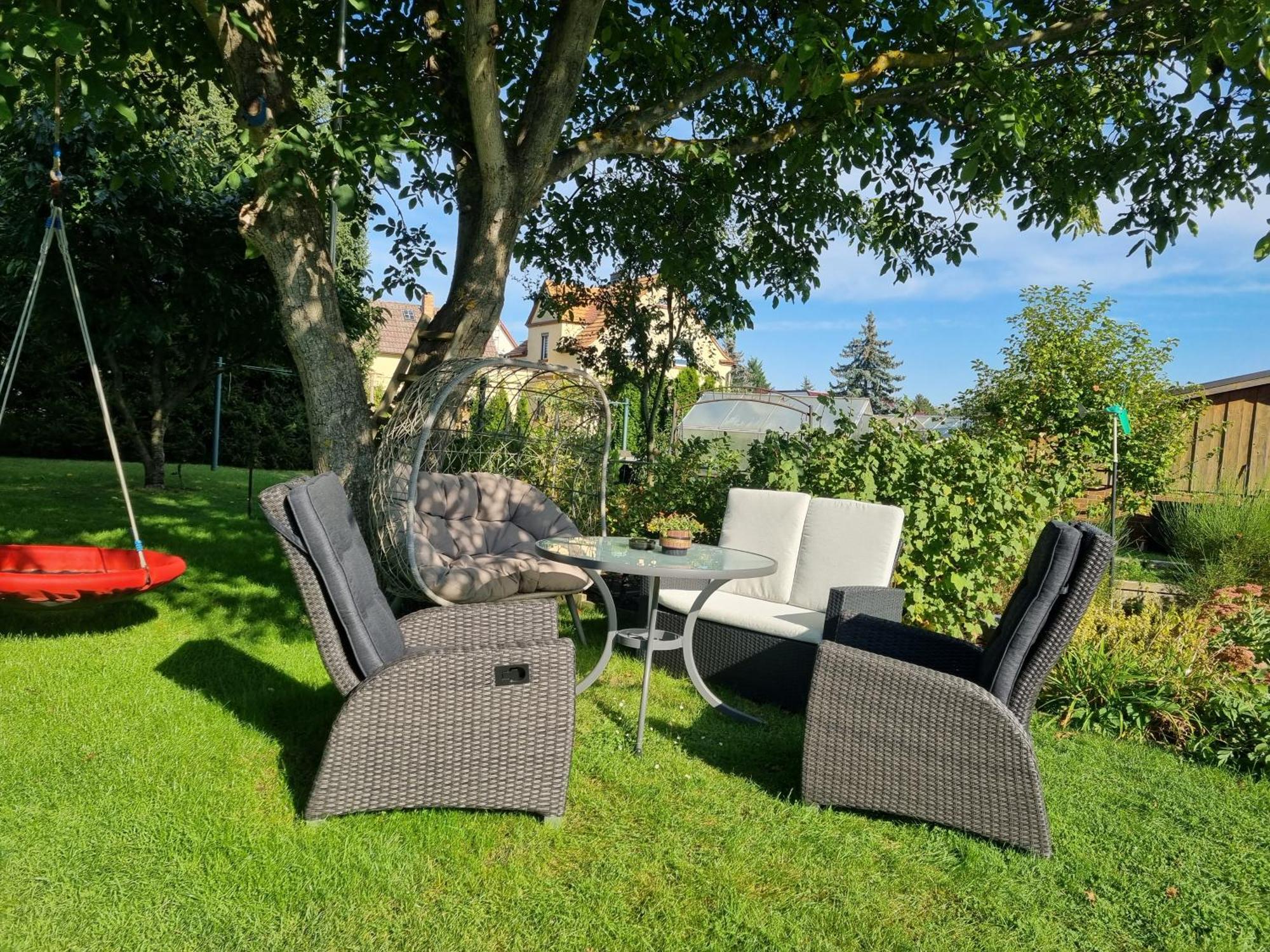 Ferienwohnung *Zur Weinbergstrasse* Lauta Extérieur photo